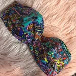 Victoria’s Secret Strapless bikini top.